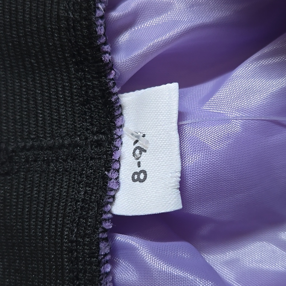 Girl's Purple Ballet Mesh Tutu Skirt Dance Halloween Costume Birthday Party - Picture 6 of 10